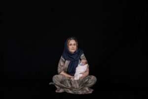 Bahman’s wife Hind Hassan Yousef born in 1992 and her newborn Noah, Her husband, Bahman has been a Peshmerga since 2007. Bahman was wounded while fighting ISIS in October 2015 in the Qwer area near Mosul province. During the battle, he was first shot by two enemy bullets and was wounded again when a coalition airstrike came too close. The severity of his wounded forced doctors to amputate his right leg. They Have four kids.